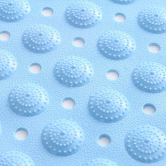 Anti Slip Shower Stall Mat with Drain Holes & Suction Cups