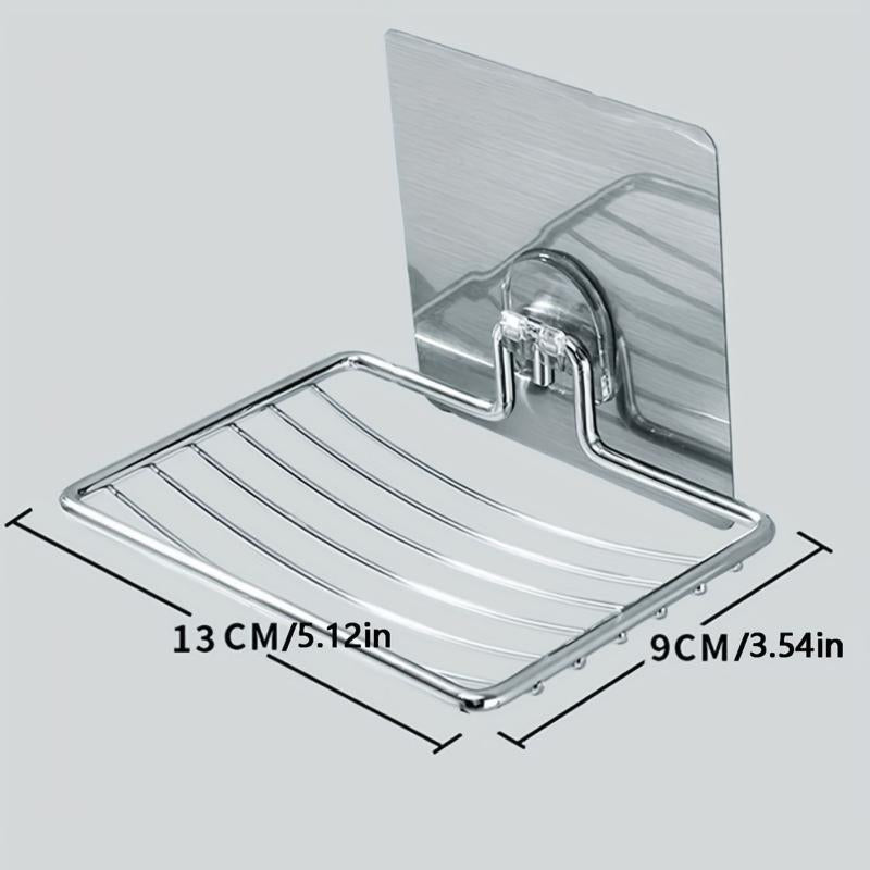 Stainless Steel Wall Mounted Soap Holder for Bathroom