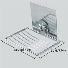 Stainless Steel Wall Mounted Soap Holder for Bathroom