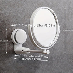 Wall Mounted Makeup Mirror Bathroom Double Sided Mirror