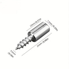 10pcs Self-tapping Screws for Shelf Support Bathroom Cabinet Fixed