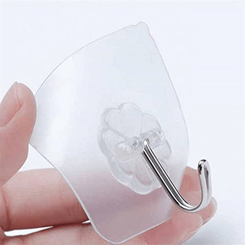 20pcs Self Adhesive Hook Waterproof Heavy Duty Towel Robe Hanger Bathroom