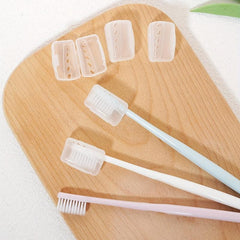 15pcs Clear Toothbrush Dust Cover Travel Friendly Protects Head