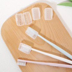 15pcs Clear Toothbrush Dust Cover Travel Friendly Protects Head