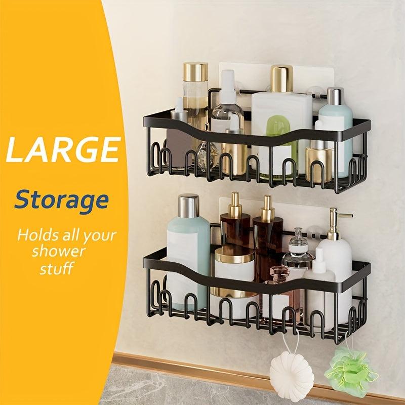 Wall Mounted Bathroom Storage Rack Punch Bathroom Hanging Shelf