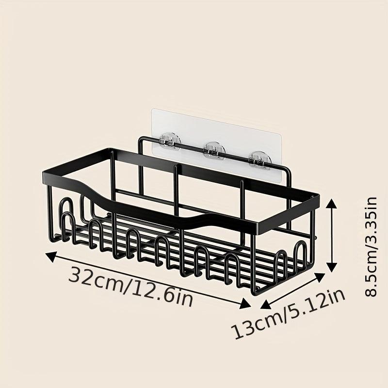 Wall Mounted Bathroom Storage Rack Punch Bathroom Hanging Shelf
