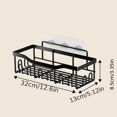 Wall Mounted Bathroom Storage Rack Punch Bathroom Hanging Shelf