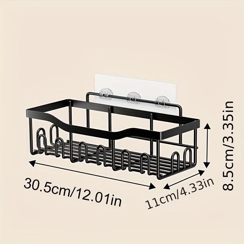 Wall Mounted Bathroom Storage Rack Punch Bathroom Hanging Shelf