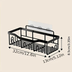 Wall Mounted Bathroom Storage Rack Punch Bathroom Hanging Shelf