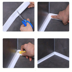 Toilet Water Blocking Gap Stickers Transparent Thickened Back Adhesive