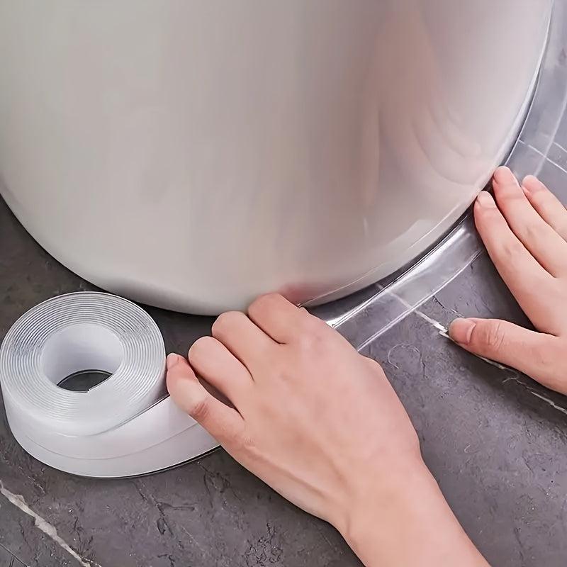 Toilet Water Blocking Gap Stickers Transparent Thickened Back Adhesive