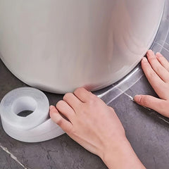 Toilet Water Blocking Gap Stickers Transparent Thickened Back Adhesive