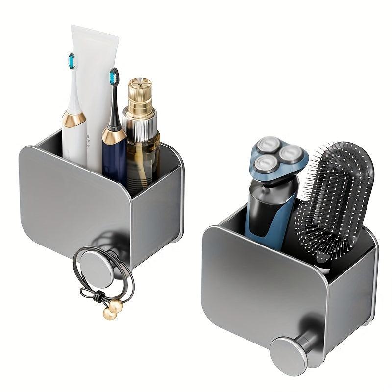 Toothbrush Holder Wall Mounted Toothbrush Storage Box Bathroom Organizer