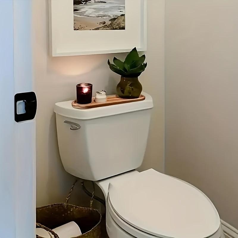 Wood Storage Tray Vanity Sink Organizer Bathroom Decor