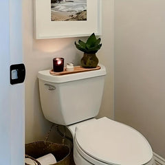 Wood Storage Tray Vanity Sink Organizer Bathroom Decor