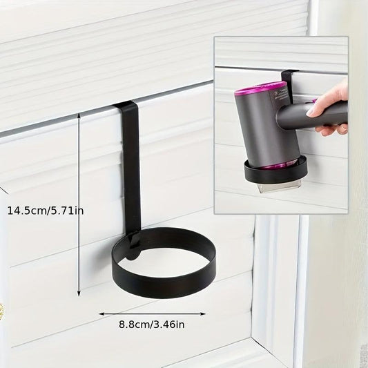 Stainless Steel Hair Dryer Holder Bathroom Organizer