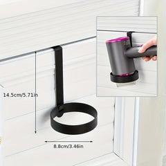Stainless Steel Hair Dryer Holder Bathroom Organizer