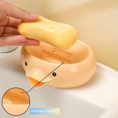 Duck Soap Dish Drain Soap Tray Self Draining Soap Holder Bathroom Accessories