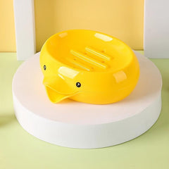Duck Soap Dish Drain Soap Tray Self Draining Soap Holder Bathroom Accessories