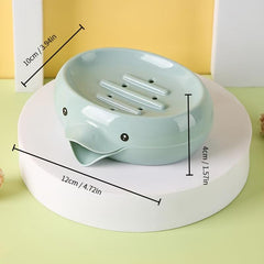 Duck Soap Dish Drain Soap Tray Self Draining Soap Holder Bathroom Accessories