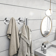 Wall Hook Towel Robe Holder Heavy Duty Wall Mount Closet Door Ba