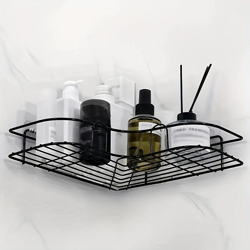 Triangle Shower Shelf with Shampoo Holder Bathroom Organizer