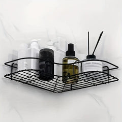 Triangle Shower Shelf with Shampoo Holder Bathroom Organizer