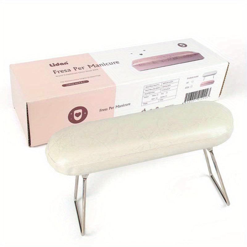 Striped Leather Manicure Hand Pillow