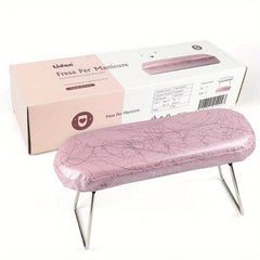 Striped Leather Manicure Hand Pillow