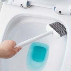 Toilet Brush With Holder Box Wall Hanging Cleaning Brush Non Punching Brush