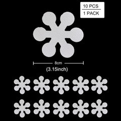 10pcs Flower Non slip Bathtub Stickers for Bathroom