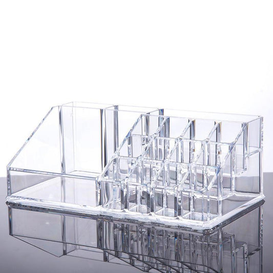 Acrylic Makeup Storage Box 9 Drawers Lipstick Jewelry Vanity Organizer