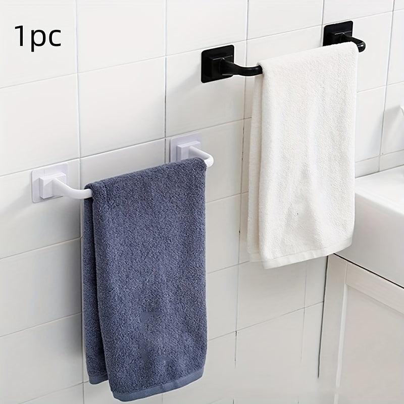 Self Adhesive Towel Bar for Bathroom Wall Mounted Shower Towel Rack