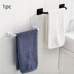 Self Adhesive Towel Bar for Bathroom Wall Mounted Shower Towel Rack