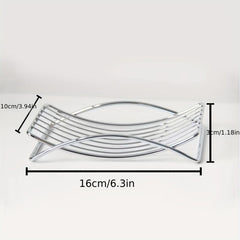 Stainless Steel Soap Dish Drain Soap Tray Self Draining Soap Holder for Bathroom