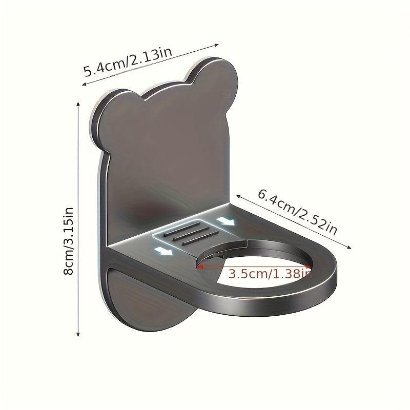 Adjustable Cartoon Bottle Holder Wall Mounted Bathroom Shelf