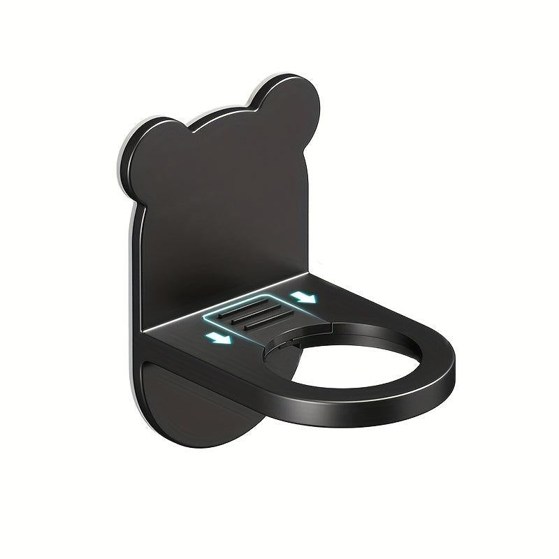 Adjustable Cartoon Bottle Holder Wall Mounted Bathroom Shelf