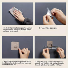 Stainless Steel Wall Mounted Soap Holder Bathroom Accessory
