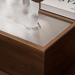 Wooden Desktop Tissue Box Napkin Dispenser