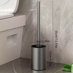 Space Aluminum Toilet Brush Set with Holder