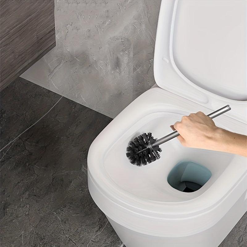 Space Aluminum Toilet Brush Set with Holder