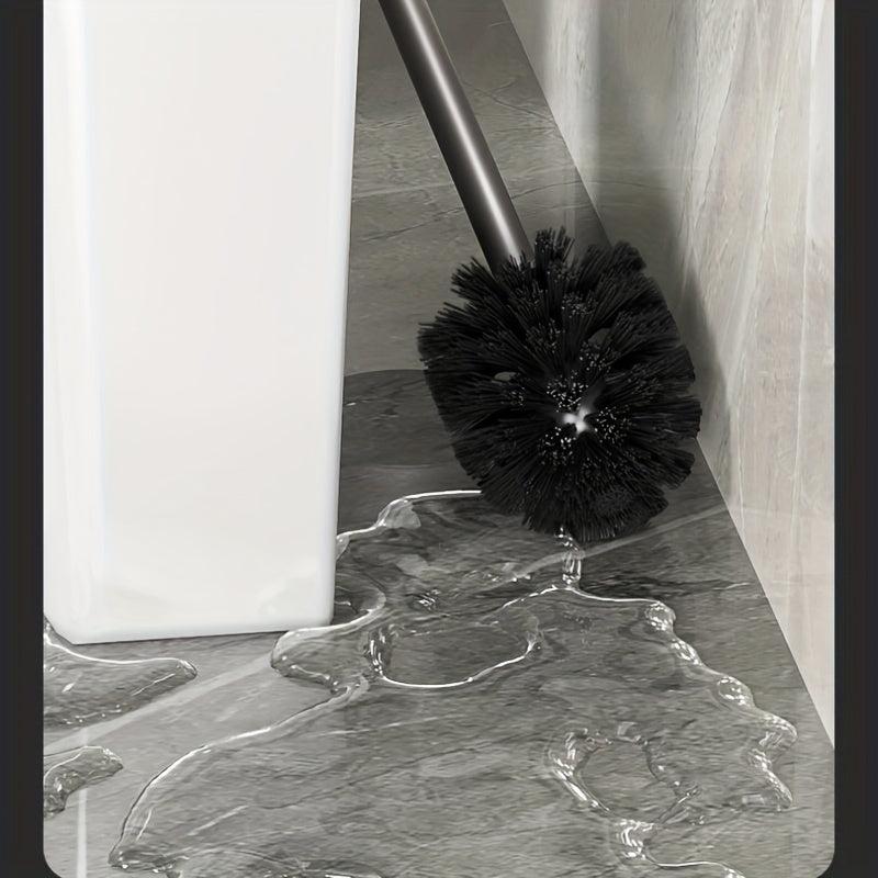 Space Aluminum Toilet Brush Set with Holder
