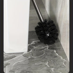 Space Aluminum Toilet Brush Set with Holder