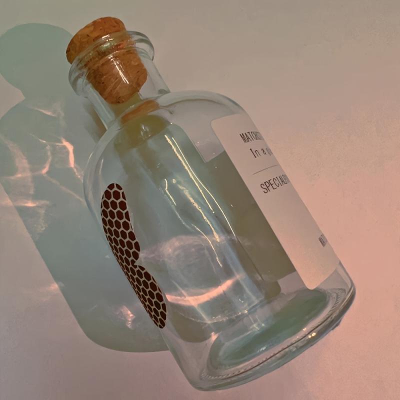 Aromatherapy Candle Matches Jar Glass Bottles with Cork Stoppers