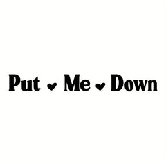 Slogan Pattern Toilet Lid Decal Self Adhesive Wall Sticker Bathroom Decor