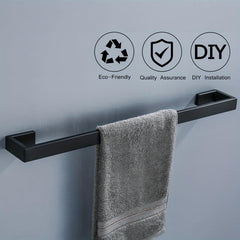 Stylish Stainless Steel Towel Rack with Hanging Hooks