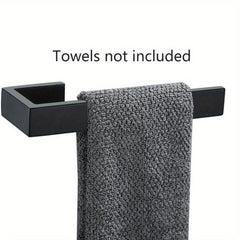 Stylish Stainless Steel Towel Rack with Hanging Hooks