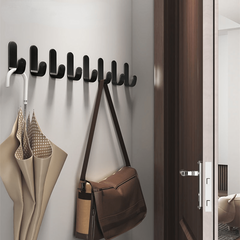 6pcs Self Adhesive J Hooks for Towel Key Cloth Hanger