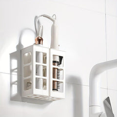 Hair Straightener Storage Rack Wall Mounted Holder