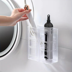 Hair Straightener Storage Rack Wall Mounted Holder